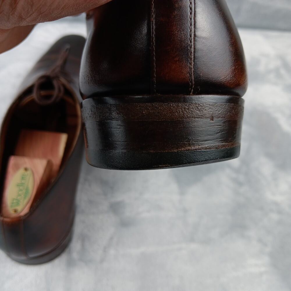Magnanni Crucero Wholecut Oxford Shoes Men's Size 9.5 M Cognac Leather 18576 - Picture 13 of 16